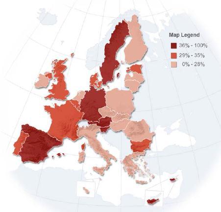 CORRUZIONE NEL SETTORE PRIVATO Eurobarometro sulla corruzione 2012 27% degli