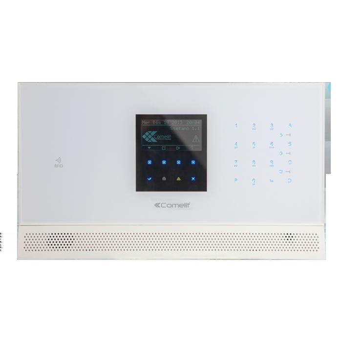 2/5 PRODUCT PRODUCT 30001901C VEDO FULL RADIO 32Z, TASTIERA,RFID, LAN, SIRENA INTERNA, GSM scheda). Gestisce fino a 4 aree con 8 diversi programmi di inserimento, timer e fasce orarie.