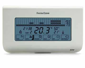 IntelliComfort CH150TS Cronotermostato settimanale toucscreen, a batterie Cronotermostato elettronico a microprocessore, con programmazione settimanale per il comando di impianti di riscaldamento e