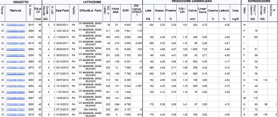 ALLEVAMENTO GENETICA PRODUZIONE CAMPIONE SANITA RIPRODUZIONE