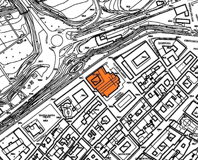 Planimetria e cartografia dell area interessata Elenchi catastali delle aree e degli immobili oggetto del programma