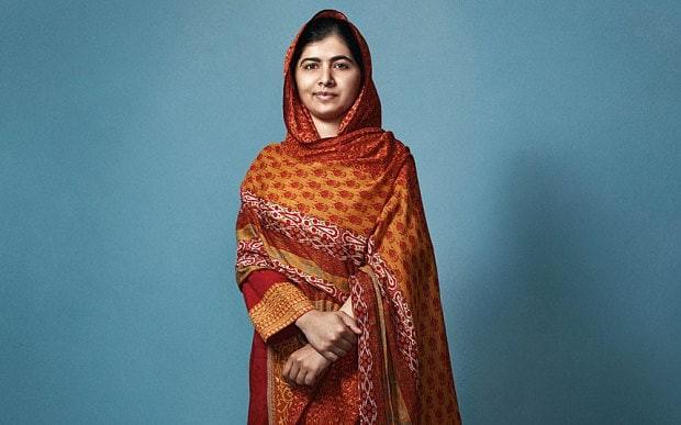 Malala Yousafzai Mettete carta e penna nelle nostre