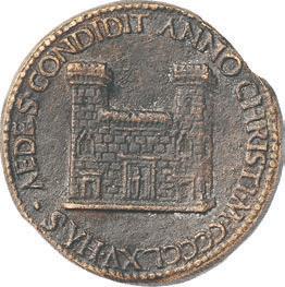 PAOLO II (1464-1471) MEDAGLIA AE Anno 1465