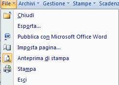 Office Word per esportare i Report in formato Word e personalizzarli _ Importa pagina per impostare