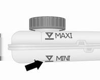 Cura del veicolo 173 Batteria veicolo Il livello del liquido dei freni deve essere compreso tra i segni MINI e MAXI.