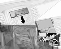 72 Oggetti e bagagli Cassettino portaoggetti e un supporto per tablet possono essere situati sul quadro strumenti.