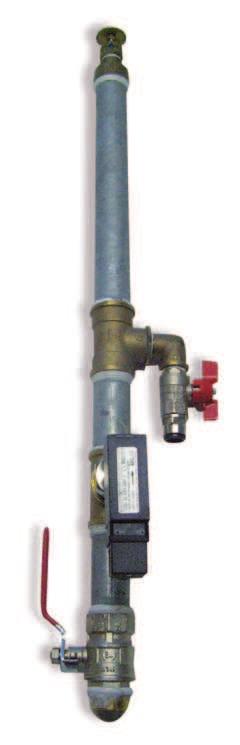 Discharge test valve into the tank Flow switch - It is for the protection of the pumps room in case of fire