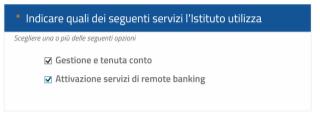 D. Sezione 3: Principali servizi In tale sezione andranno inserite informazioni ai principali servizi oggetto della convezione, quali: