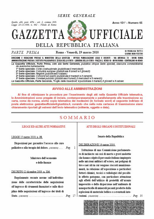 LA LEGGE N 38, 2010 Legge: 15-03-2010 N 38 GU: 19-03-2010 Gli Oppioidiper la terapia del dolore possono essere prescritti con la ricetta SSN normale per una durata di terapia di 30 giorni