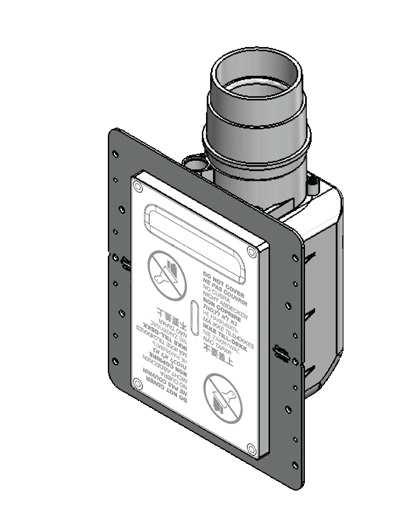 opposta per garantire che la presa sia perfettamente in posizione Installare il tubo