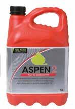 Aspen 2 Full Range Technology utilizza un olio completamente sintetico e rinnovabile fino al 60%, biodegradabile e privo di cenere e solventi.