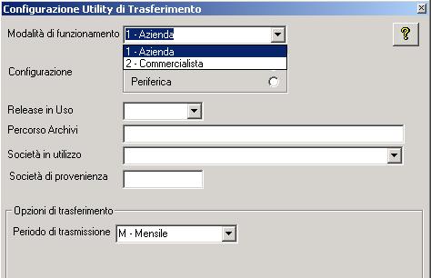 DATI TRASF: Trasferimento Dati tra due installazioni - 3 1 DATI TRASF: trasferimento dati tra due installazioni 1.