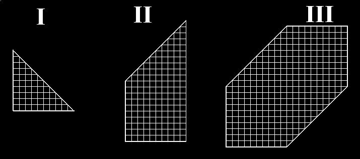 9 8 4 3 8 2 = RSA0173 Di quanti quadrati di lato unitario è formato il disegno che segue? a) + - + - + + b) - + + - + - c) + - + + + - d) + - - + + - a a) 5 alla seconda. b) 4 alla terza.
