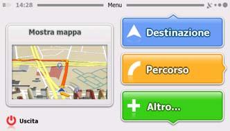 Schermata di avvio: il menu Navigazione Dopo l'impostazione iniziale e ad ogni avvio del software, appare il menu Navigazione.