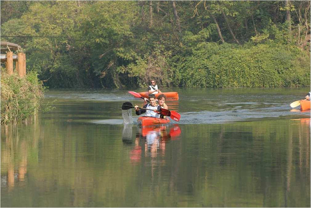 13 LA FRUIZIONE PER IL TEMPO LIBERO Percorribilità tramite canoe,