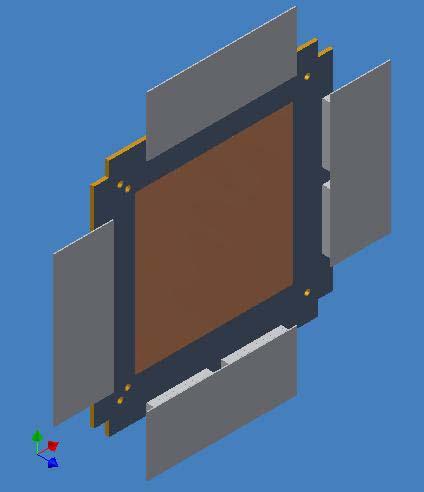 MATRIX Camere a ionizzazione a pixel kapton (< 15 µm ) + Cu (<( < 25 µm) Pixel : 1024 (32 32)