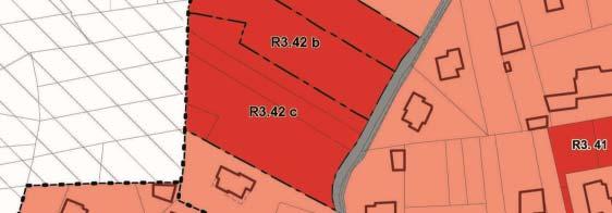 Estratto ridotto elaborati urbanistici a cura dell Arch. G. Paglia Tav.1 Nord Sviluppi del piano 2.1.39 Area R3.