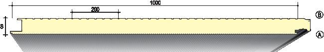 STAR PIR: versione non standard su richiesta Grazie alla perfetta configurazione del giunto, oltre a rendere piacevole ed uniforme la superficie dell involucro edile, il pannello Isolpack è in grado