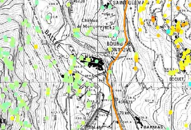 6. AMBITI INEDIFICABILI E VINCOLI TERRITORIALI Il settore oggetto degli interventi risulta essere posto all interno delle ZONE inedificabili per frana e delle FASCE inedificabili per inondazione