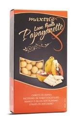 LOVE FRUITS Confezioni da 1 kg LOVE FRUITS PAPAYANETTE Cubetti di papaya candita avvolti da uno strato di cioccolato bianco, ricoperto