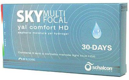 Azienda: Schalcon Nome lente a contatto: Sky multifocal yal confort hd N.