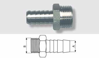 Diametro Resca A Filetto gas B 3450008850 270-6-1/4 6 1/4" M 345000800 270-8-1/4 8 1/4" M 345000810