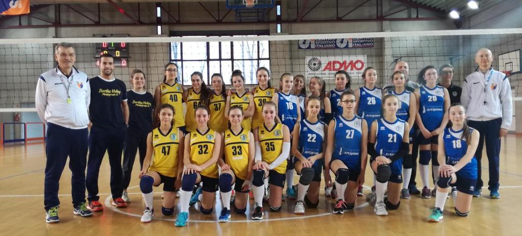 classificata TIPOGRAFIA ARTIGIANA CDS VOLLEY (a destra)