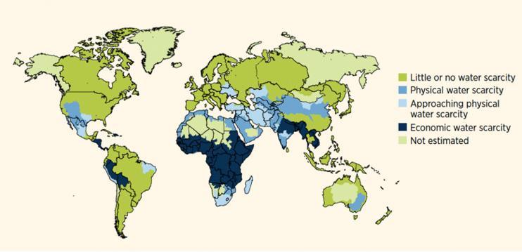 Il problema dell approvvigionamento idrico Aumento della popolazione mondiale Domanda crescente