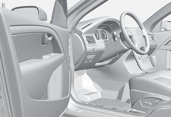 01 Sicurezza Airbag laterali (SIPS-bag) 01 Il sistema airbag SIPS comprende airbag laterali e sensori. In caso di collisione sufficientemente forte, i sensori reagiscono gonfiando l'airbag laterale.