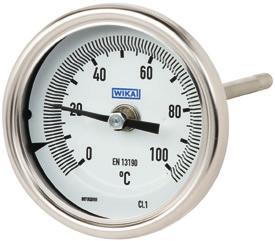 Temperatura Termometro bimetallico Versione da processo secondo EN 13190 Modello TG54 Scheda tecnica WIKA TM 54.