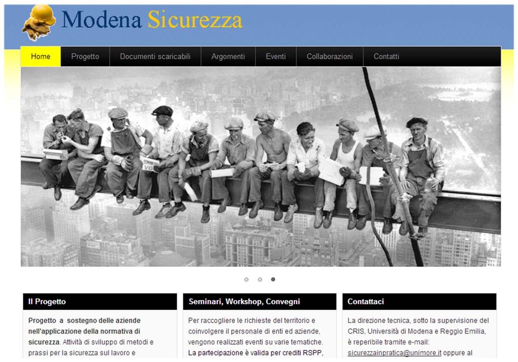 SITO WEB www.modenasicurezza.