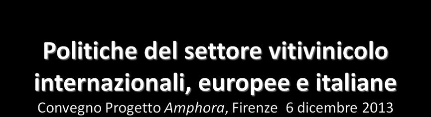 politiche europee e internazionali e