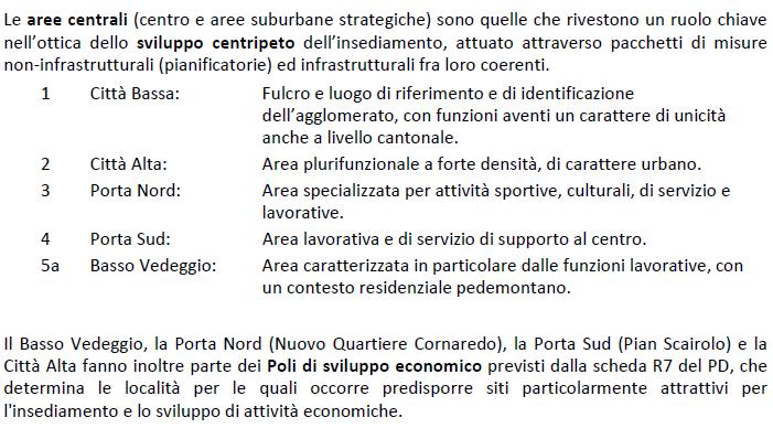 ostacola un coerente riordino dell'area urbana; occorre quindi avere il coraggio politico di valutare delle separazioni; il comune è autosufficiente, efficiente e vicino alla cittadinanza Vico