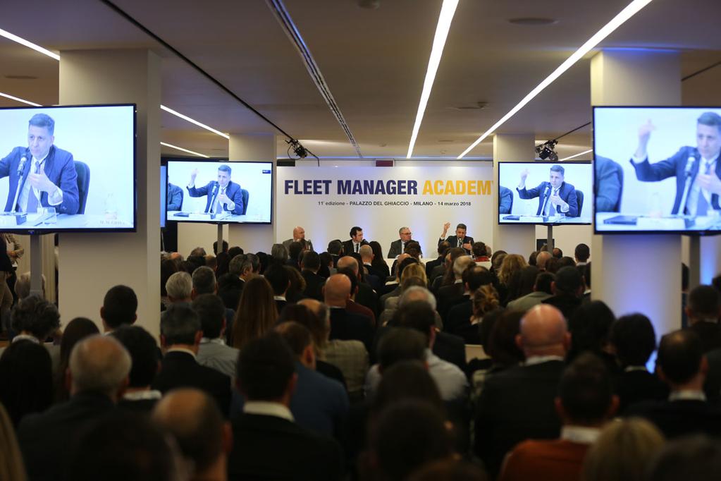 FORMAZIONE E AGGIORNAMENTO Fedele alla missione insita nel suo nome, nonché nel suo format, Fleet Manager Academy ha offerto ai partecipanti un intenso programma di formazione e aggiornamento