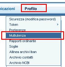 22. Creazione Utente Secondario L'utente principale può delegare parte della sua operatività da uno o più utenti secondari.