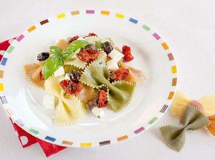 salsa di soia e Fusilloni integrali with