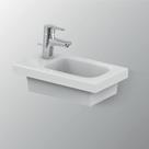 Dimensioni: 55x38 cm E132401 Lavabo Top 55x38 cm kg 14,0 E711201 Colonna kg 10,7 E711401 Semicolonna kg 5,5 J3747AA Sifone lineare per lavabo cromato kg 1,2 Lavabo Top con foro centrale aperto,