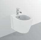 CONNECT SPACE CONNECT SPACE CONNECT SPACE CONNECT SPACE CONNECT SPACE E1192 E1219 - E1218 E1189 E1311 - E1309 Bidet sospeso monoforo a profondità ridotta a soli 48 cm con fissaggi completamente