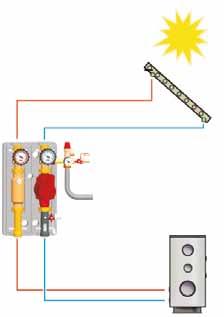 di miscelazione per impianto radiante Herz Pumpfix MIX e gruppo di