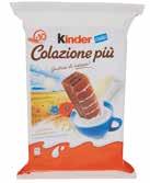 340 g KINDER COLAZIONE PIÙ 10 pezzi, 290 g 1,25 4,17 al kg