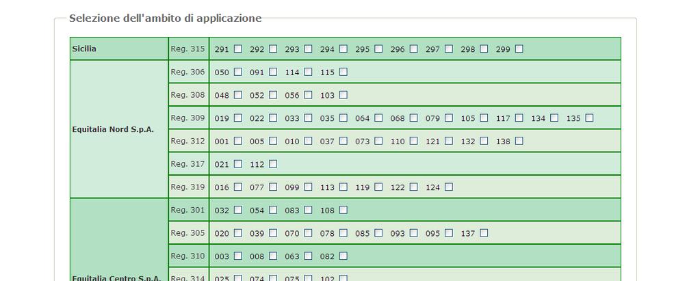 selezione del dato variabile da modificare.