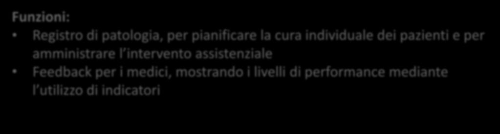 Sistema Informativo Informazione sulla migliore evidenza disponibile Mailing list GIC (con invio report Congressi, linee guida) Supporto per il