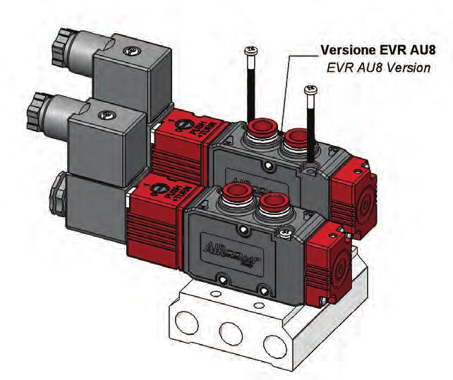 sottobase AU8 AU8 Valve with push-in fitting for