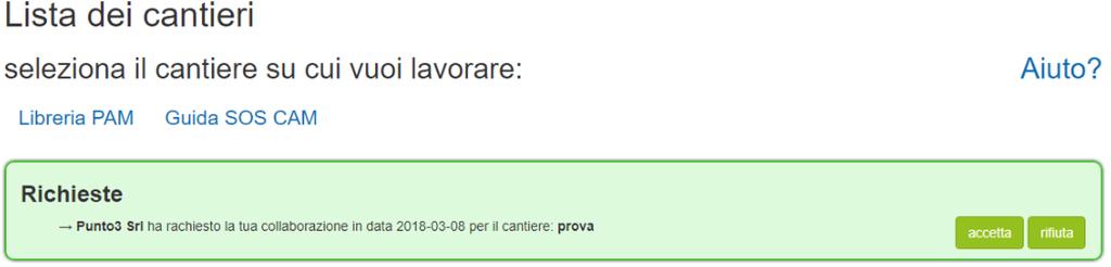 richiedere una collaborazione ad