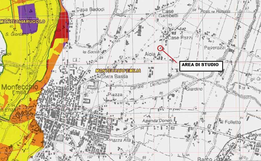 Img. 3 Estratto PGRA Mappa del rischio potenziale Ambito