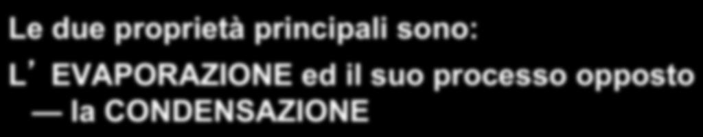 I Liquidi 19 Le due proprietà principali sono: L EVAPORAZIONE ed il suo processo opposto la CONDENSAZIONE LIQUIDO