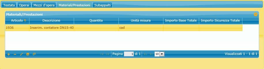 Testata: presenta le informazioni generali del lavoro e un prospetto riepilogativo dei calcoli che portano all importo totale del lavoro. 2.