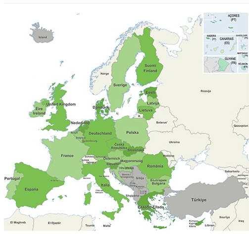MEMBRI DEL RASFF Punti di contatto in ciascuno Stato membro Austria, Belgio, Bulgaria,