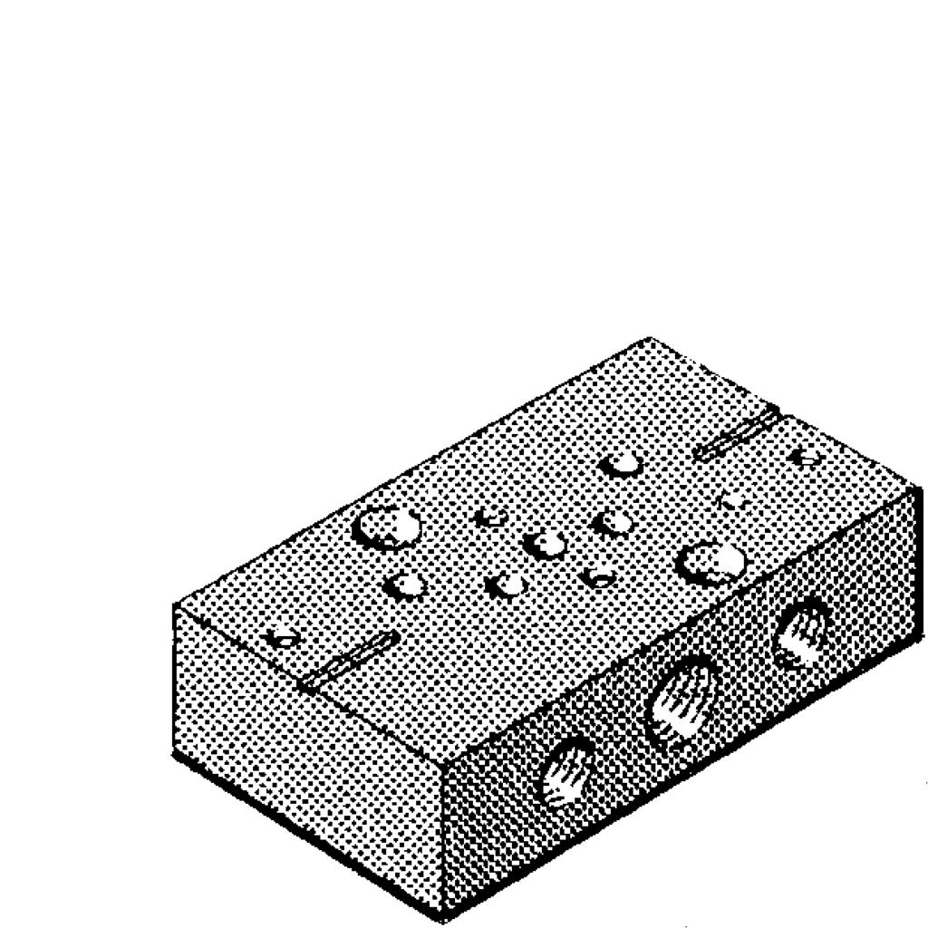 Come ordinare parti di batterie di valvole Sottobasi ISO 1 Kit di chiusura tra sottobasi, canali 1, 3, 5, 12, 14.