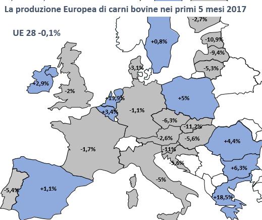 L'aumento dei prezzi del latte ha spinto gli allevatori di tutta Europa a mantenere le vacche in stalla, pertanto l offerta globale di questa categoria è risultata più scarsa dello scorso anno in